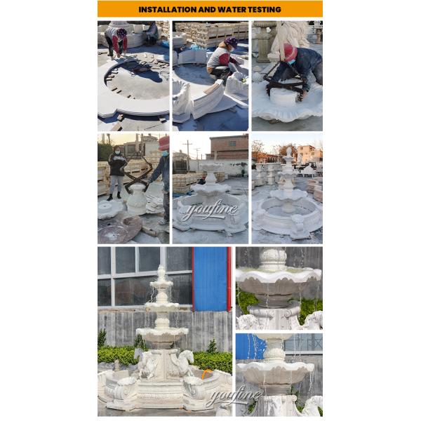 Modern Architectural Decor Simple Marble Dubai Fountain