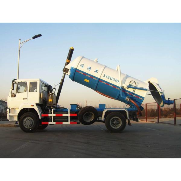 Dongfeng duolika 4*2 7000 liters used sewage suction truck for sale