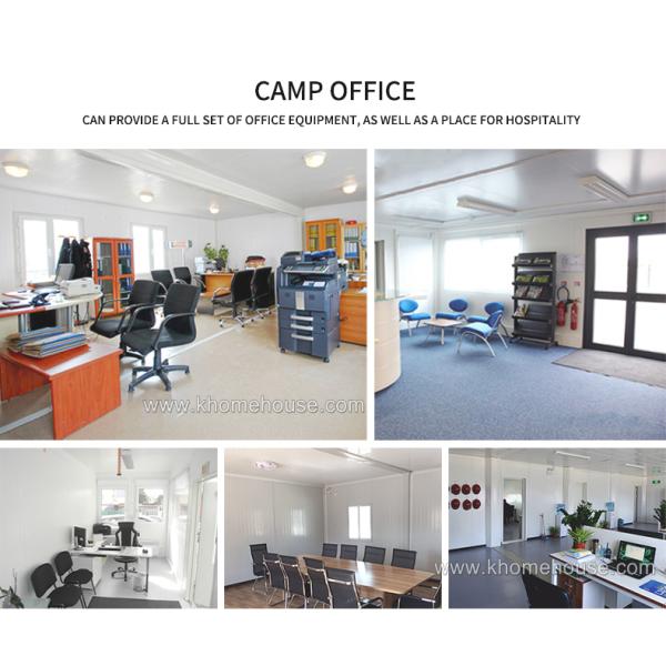 Зданий Prefab дом контейнера 2 рассказа модульный как лагерь