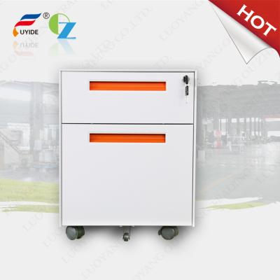 Metal mobiel pedstal FYD-H001,Two drawer,Colorfull ,one lock,recessed handle