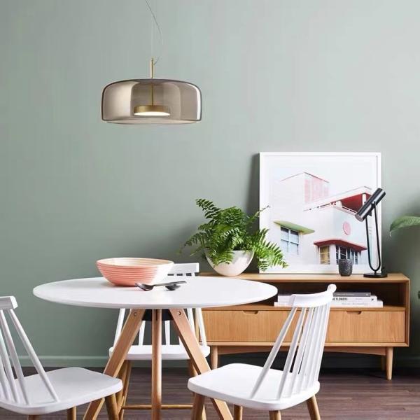 Bedside Brass Hotsale Led  Glass Pendant Lamp