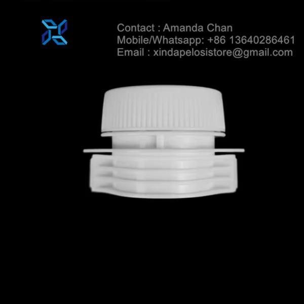 barata personalizada Plastic Screw Cap Com Spout Grande Tamanho Água Ou Cerveja Plastic Spout E Cap para venda