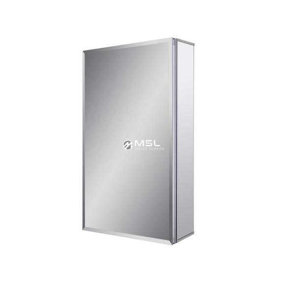 Aluminum Bathroom Light Mirror Cabinet 4000K / 5000K Bathroom Cabinet With Light