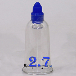 J4 2.7cm Cellulite Cupping Massage Vacuum Therapy Cupping Cup with High Transparency
