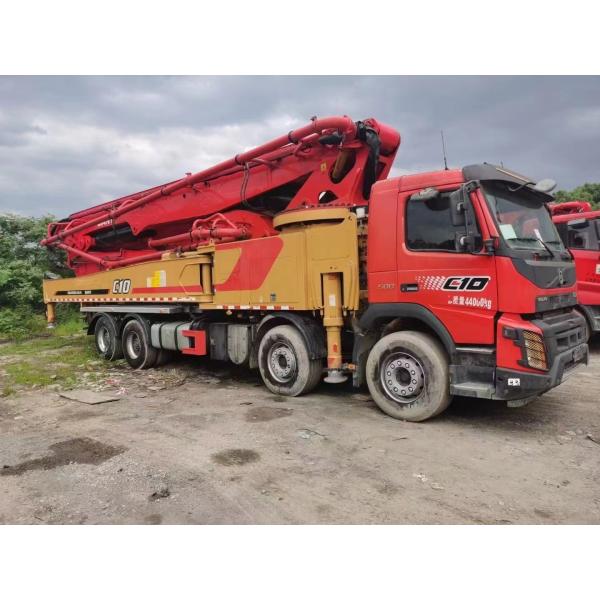 2019 Volvo шасси 62m 44000KG Sany Подержанный бетонный насосный грузовик с насосным давлением 8,3-13 Mpa