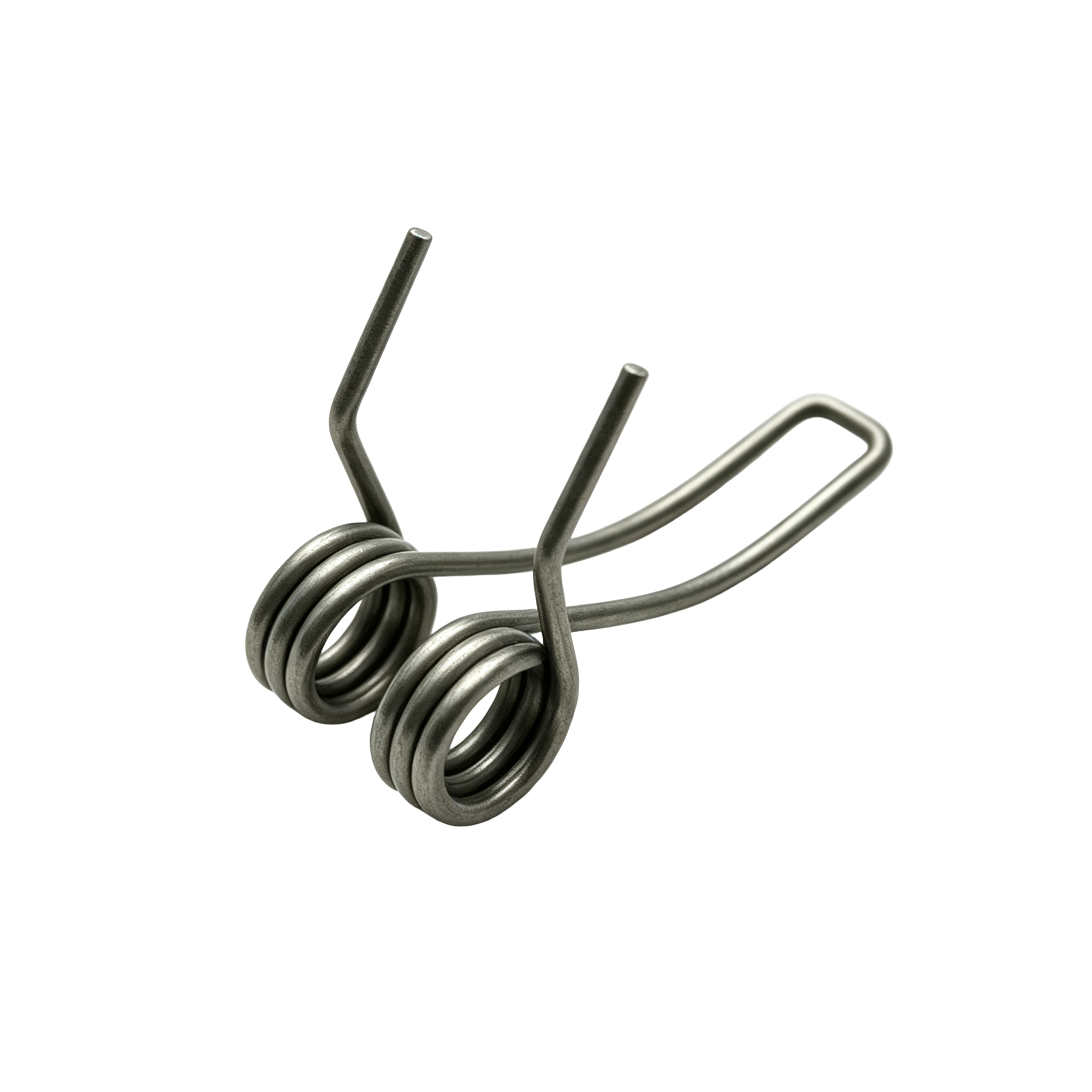 Double Torsion Spring with High Torque Performance, Custom Spring Geometry, and Corrosion-Resistant Material Options