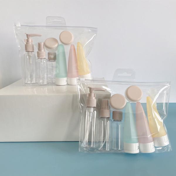 Refill Travel Cosmetic Plastic Bags for Dispensing Bottle Refillable Tube Bottling