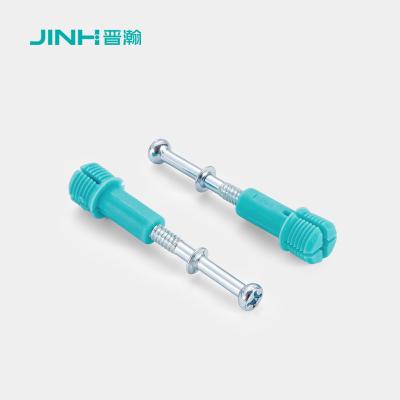 41mm Minifix de aço para parafusos de ligação com dowel de plástico, conector de móveis