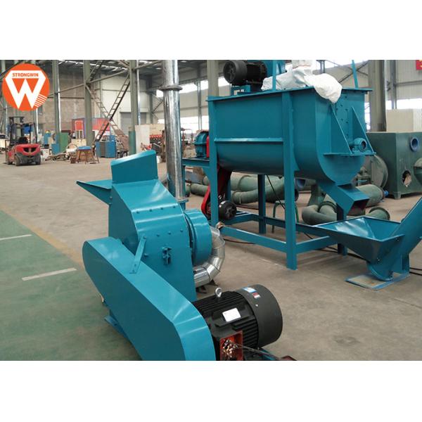 Завод по обработке питания птицы 76,9 Kw для напряжения тока лепешек питания 2MM 4MM 6MM 8MM изготовленного на заказ