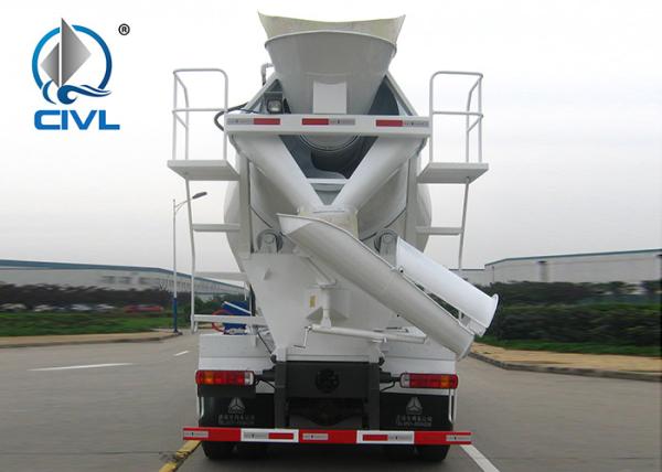 HOWO Sinotruk Concrete Mixer Trucks 8cbm 6x4  371 hp 20-60 ton  With Italy Motor And Pump