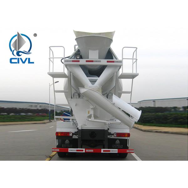 EUROII Sinotruk HOWO Mobile Concrete Mixer Truck with 10CBM tanker RHD 10 Wheels 336HP Engine