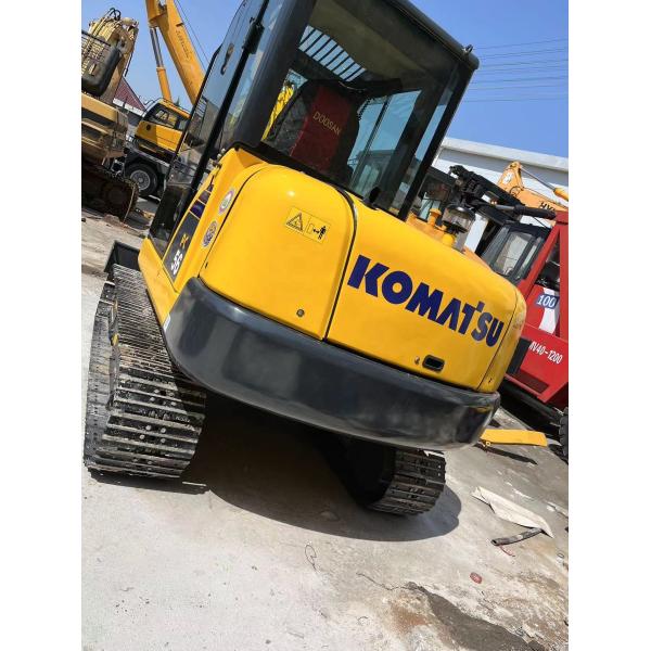 Low Working Hours Used Komatsu PC56 Mini Small Excavator for Construction Efficiency