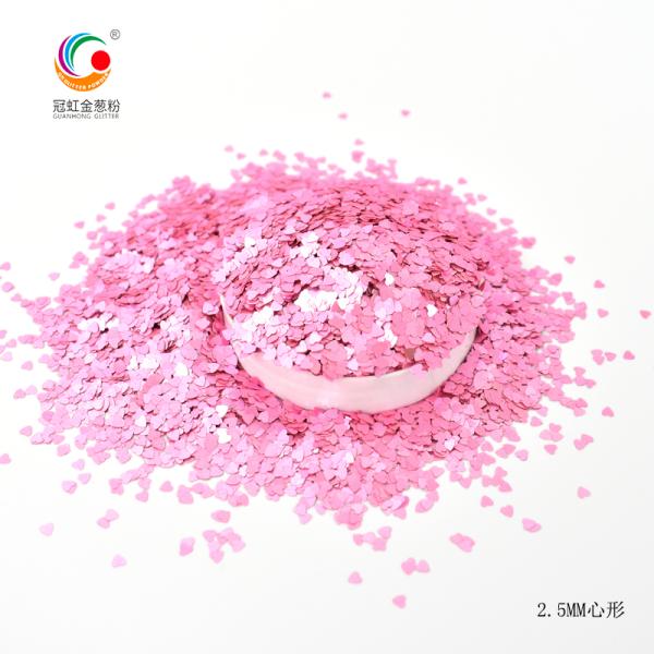 Hexagonal Crystal Metallic Cosmetic PET Glitter Powder 3D Mix Sequin Craft Leather Silkscreen
