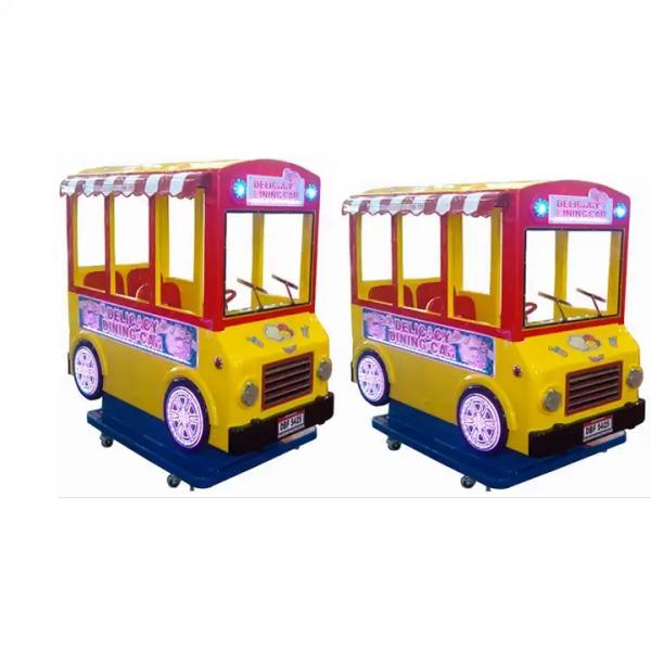 1180*600*610MM Dimensões Minibus Kids Ride com Operação de Moedas e US PLUG