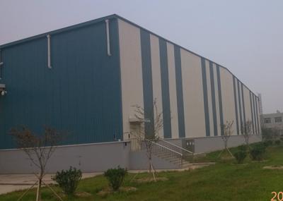 Armazém vento-resistente da construção de aço do grande-período da estrutura portátil