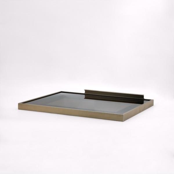 Matte Black Kitchen Cabinet Aluminum Frame For Cabinet Door Glass