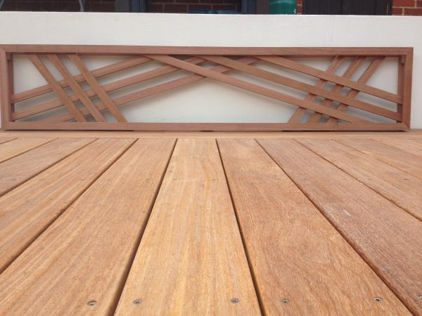 outdoor balcony wood flooring - teak