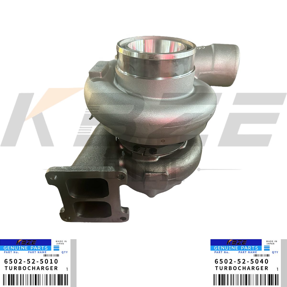 KBZE 6502-52-5010 KOMATSU PC1250-8 EXCAVATEUR KTR130 6502-52-5040 ENSEMBLE TURBOCOMPRESSEUR POUR MOTEUR SAA6D170E-5