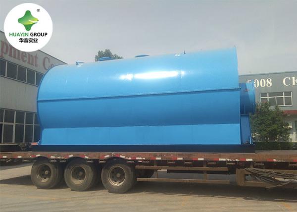 5 Ton Diesel Mobile Pyrolysis Plant Energy Saving Batch Type