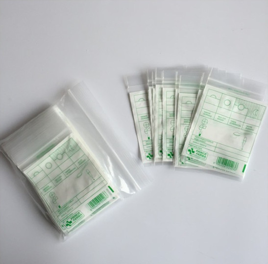 Tablet Drug Packaging Ziplock Pill Bags , Medicine Plastic Bag With Zip Seal