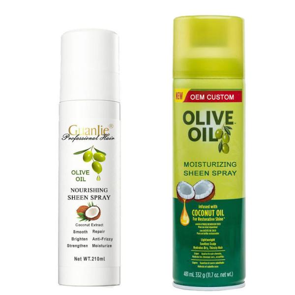 Superior Grade Nourishing Spray For Repairing Frizz Olive Oil Coconut ORS Hair Spray