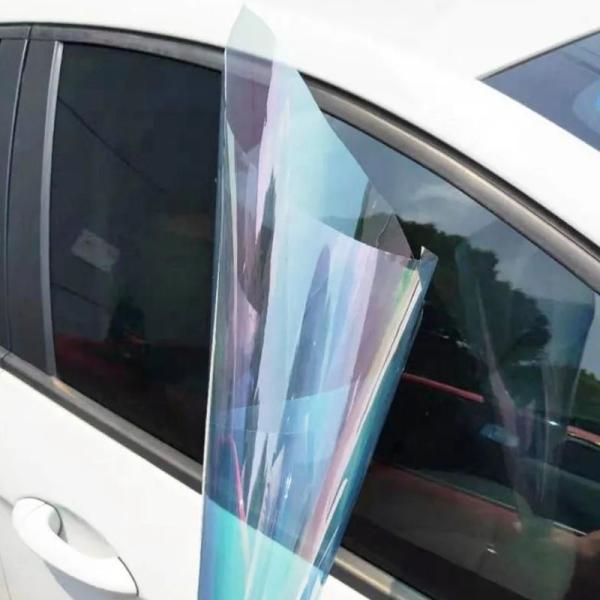 Custom Color Car Window Film Nano Ceramic Windscreen Tint Red VLT 83% Heat Insulation