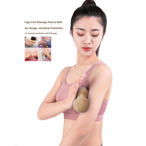 Ролик Eco шариков арахиса массажа пробочки йоги OEM Antislip дружелюбное