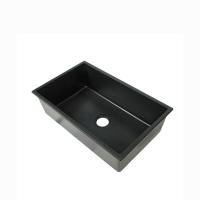 Quartz noir Matte Black Kitchen Sink