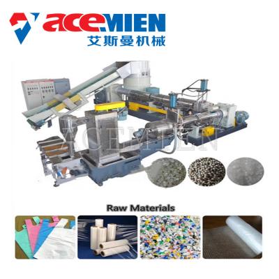 Pellet Making Plastic Granulator Machine 100-1000kg/H Weight 2-10T Durable