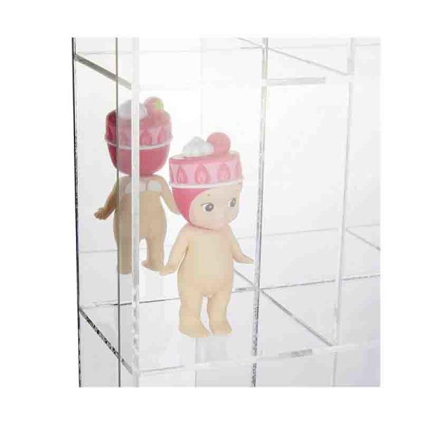 Shelf Acrylic Cabinet Car Model Mini Doll Collection Bracket Plastic Doll Display Case Large
