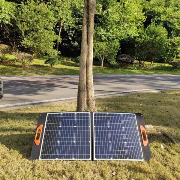 100W Portable Foldable Solar Panel for Energy Storage System 29kg DC Output 19V/5.3A