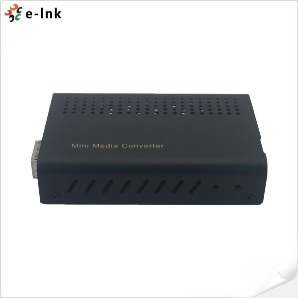 Mini-type 10/100/1000Base-TX to 1000Base-SFP Media Converter