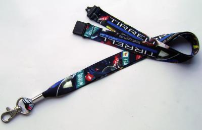 Promotional Dye Sublimation Lanyards , Custom Printed Poyester Neck Lanyard With Logo