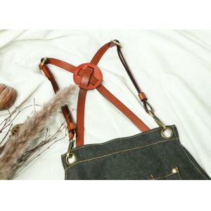 Tablier de serveur de bracelets en cuir pour des resturants, des magasins de coffe et des hôtels