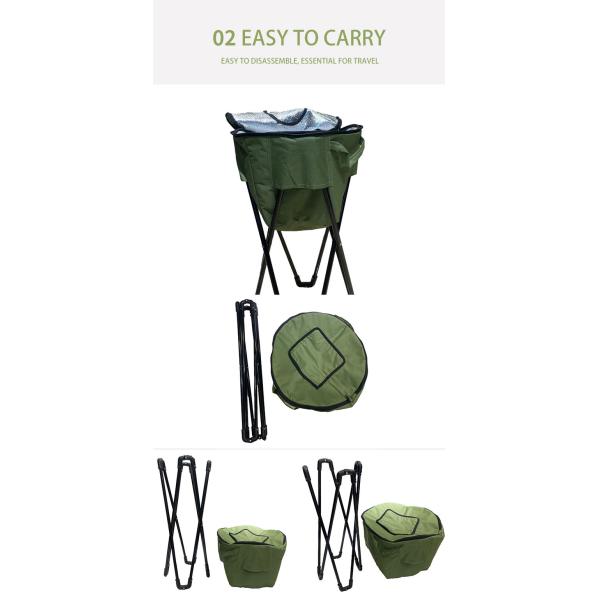 стойка водоустойчивого ведра Cookware 44x70cm Оксфорд портативная располагаясь лагерем располагаясь лагерем более крутая