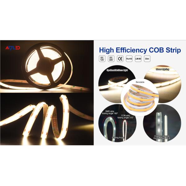 High-Density 5-Meter Reel-to-Reel PCB 320 LED Strip Light with 3000K/4500K/6500K UL Listed IP20 Rated