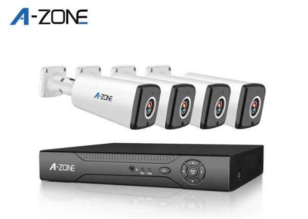 1080P Outdoor 4CH IP CCTV Camera Kits Nvr Ip Camera System 2 Years Warranty