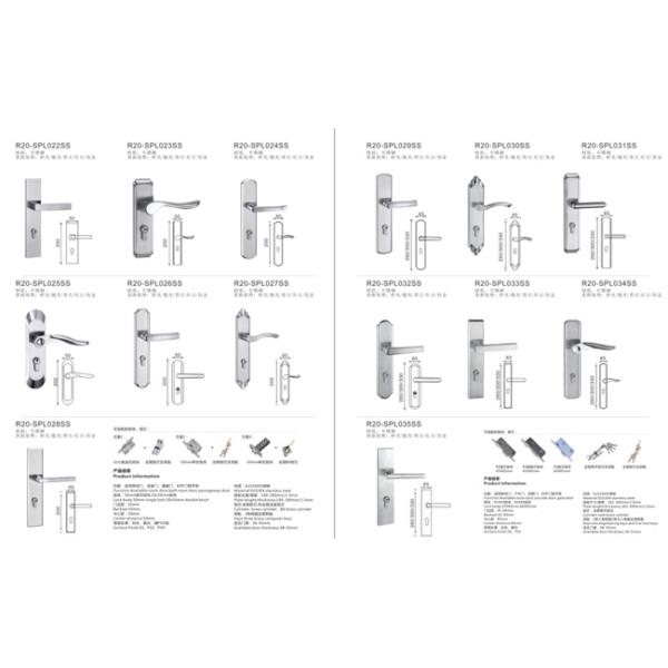 Замок двери из нержавеющей стали Дом спальня Внутренняя дверь Ручки рычага