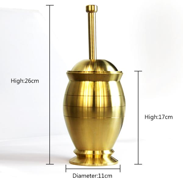 ODM Medicine Pure Copper Mortar And Pestle Stainless Steel