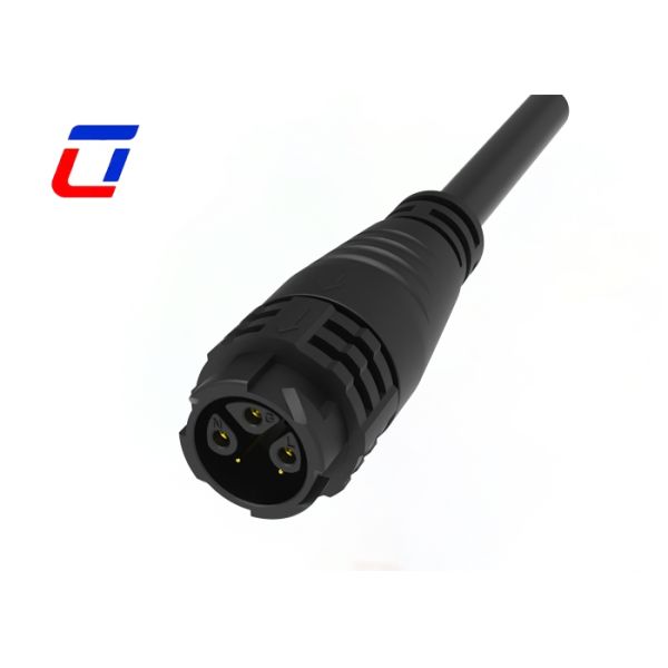 M19 3+2 Pin Inline Waterproof Connector Push Lock Power Signal Connector Factory