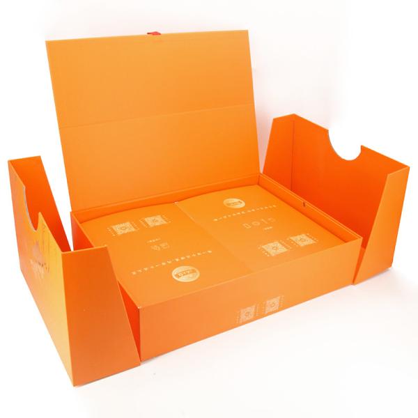 Fruit Packaging Magnet Closure Box , Square Gift Box For Fruit And Vegetable