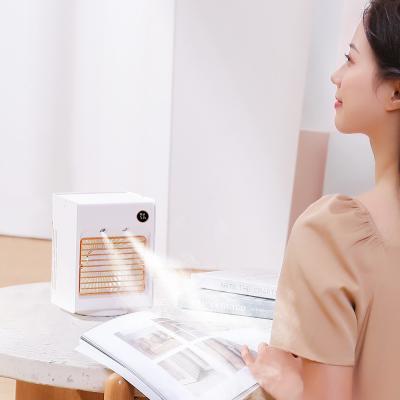 Condicionador de ar mais fresco de gerencio recarregável pessoal do ar do condicionador de ar 4000mAh da tabela do escritório domiciliário com luz