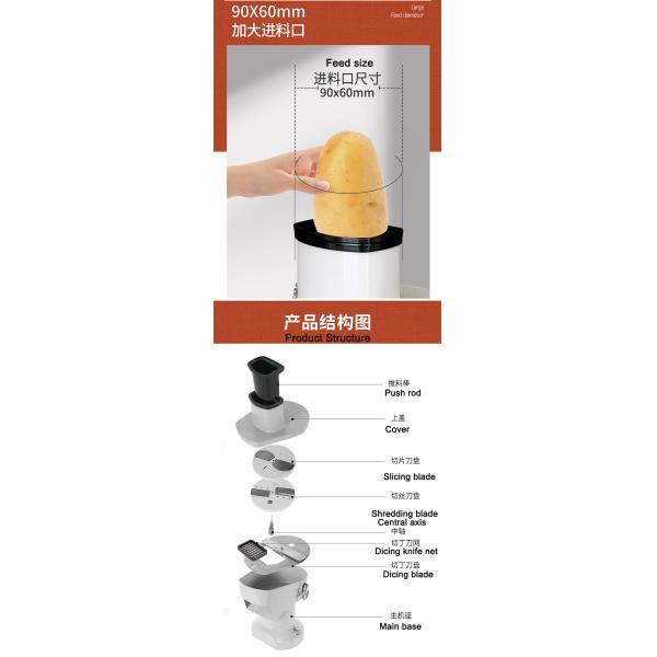 110V Vegetable Cutter Machine