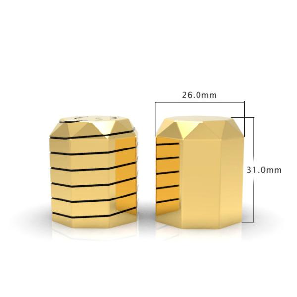 Крышка флакона духов сплава цинка заливки формы цилиндрическая