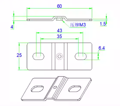 1060 Pure Aluminum Lithium Battery Connecting Plate with 1 - 3mm Thickness for 18650 26650 32650 Cylinder Battery