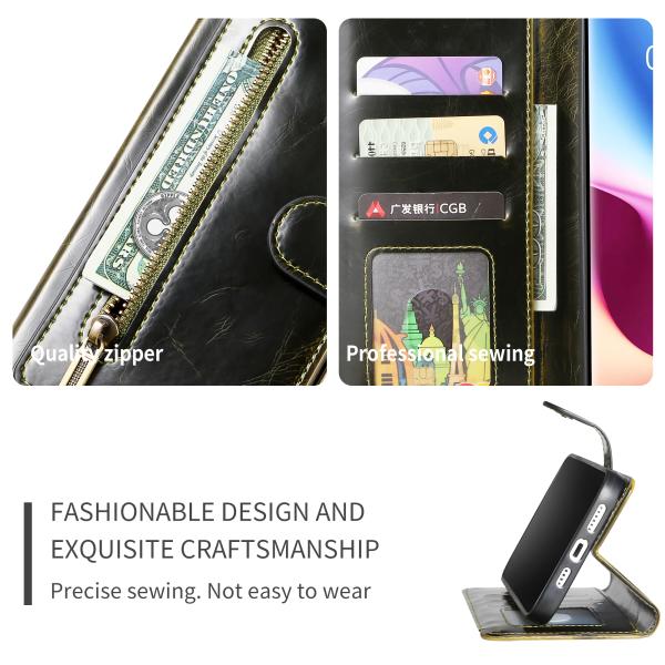 Galaxia desmontable S22 de la caja del teléfono del bolsillo de la tarjeta magnética de las fundas protectoras de Iphone