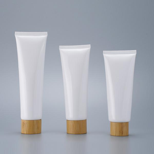50g60g80g100g120g150g Cosmetic Hose with Bamboo Cover Disposable and Screen Printing