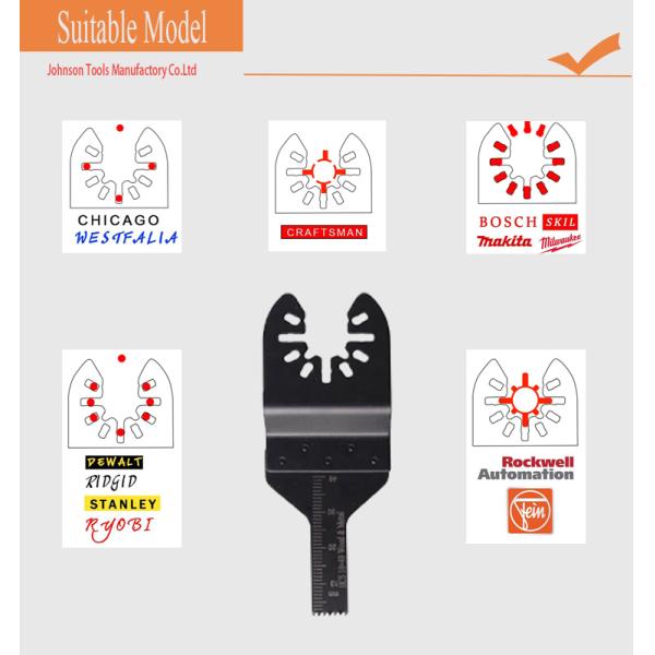 Длинная древесина металла лезвия пилы быстрого выпуска 10mm осциллируя для Jambs двери
