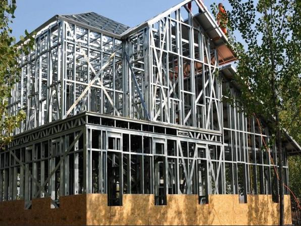 Anti Earthquake Light Steel Structure Villa With 3 Bedrooms Integrated LGS Wall