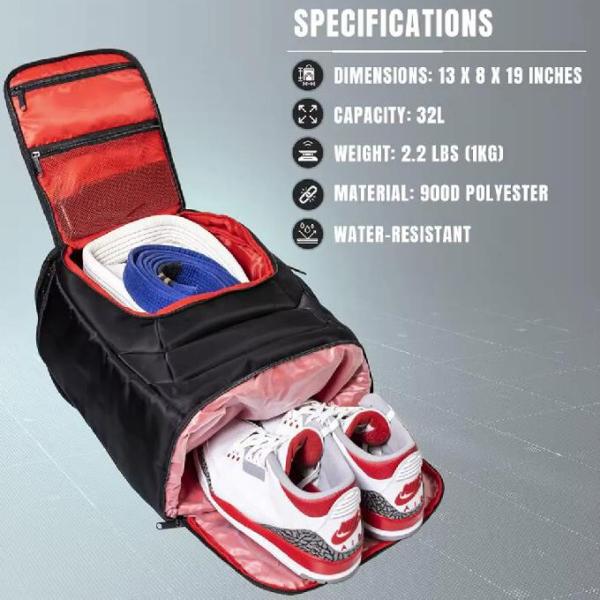 Outdoor Sports Backpack Laptop Travel Backpack With Shoe Compartment